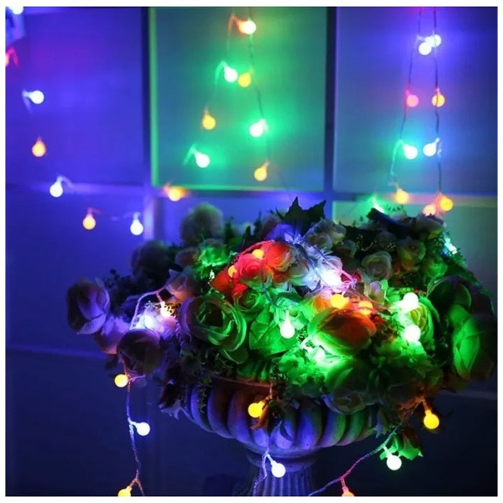 Guirnalda Bola Cristal Multicolor 10 Metros