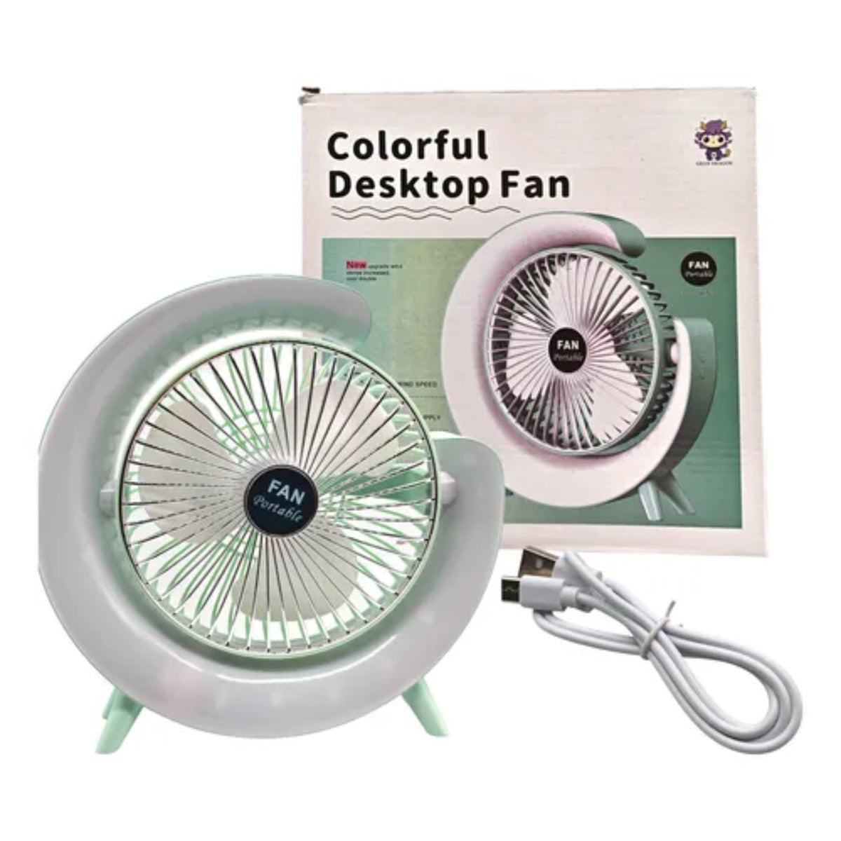 Ventilador de Escritorio Portátil